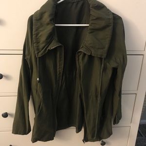 Lightweight olive jacket